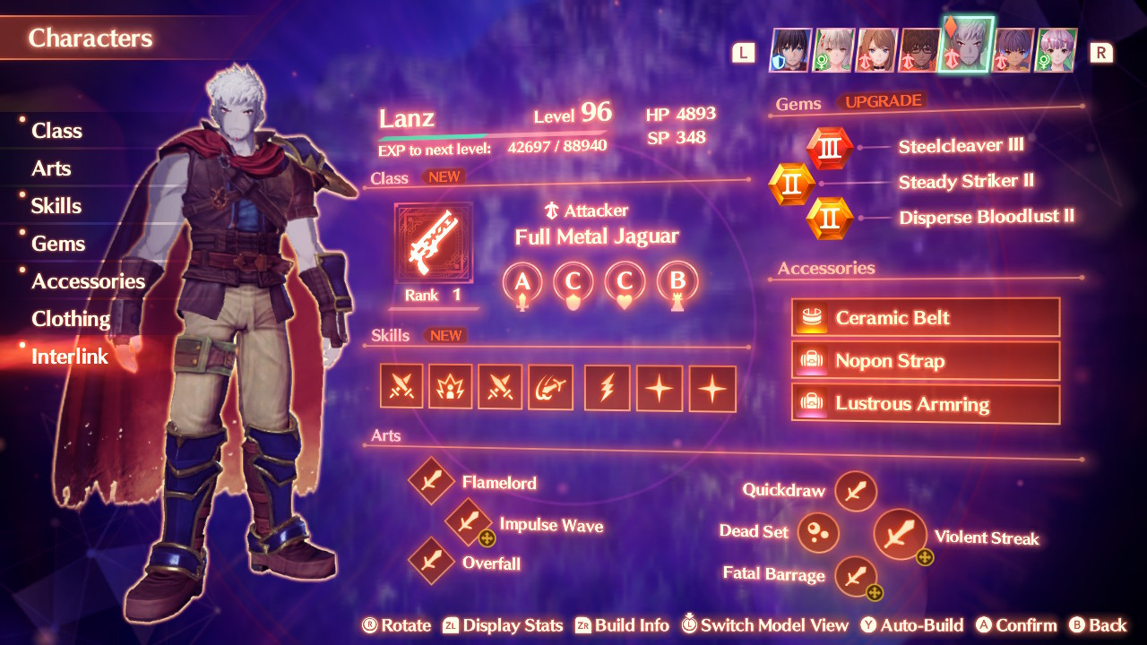 Radiant Hero Lanz Mod for Xenoblade Chronicles 3 | XC3 Mods
