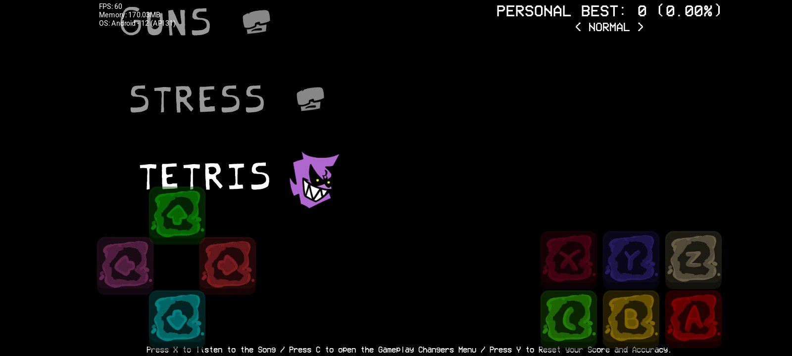 FNF Tetris chart