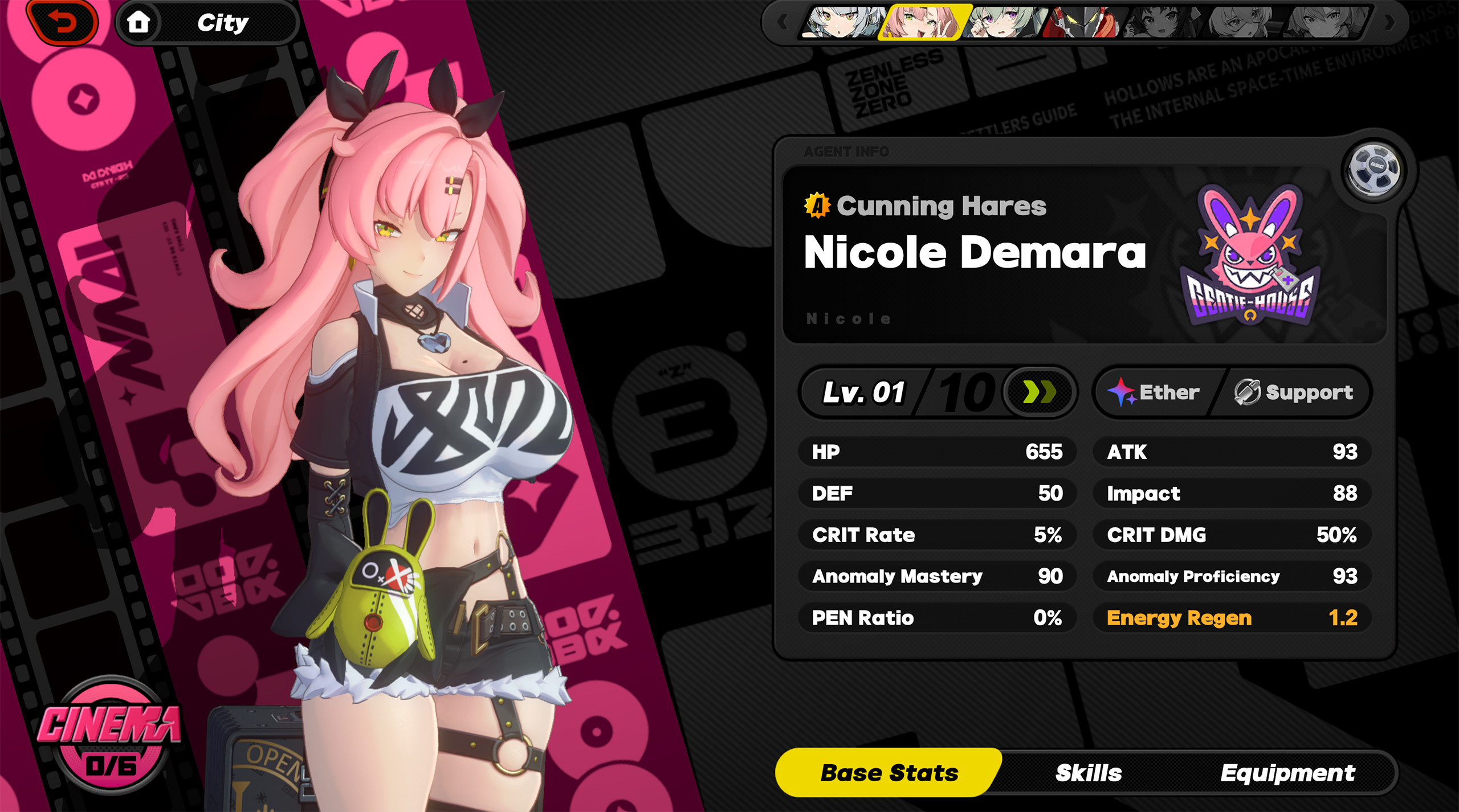 Bustier Nicole! Mod for Zenless Zone Zero | ZZZ Mods