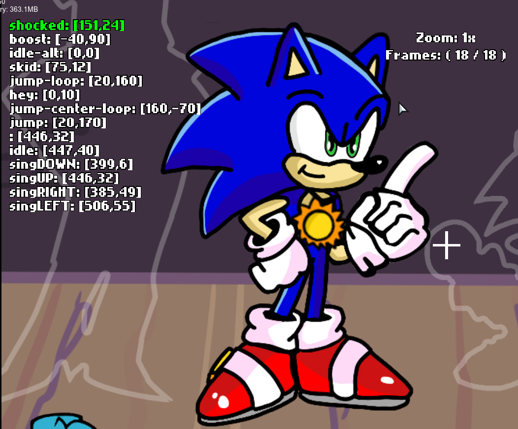 SonicEdits Sprite Json file included