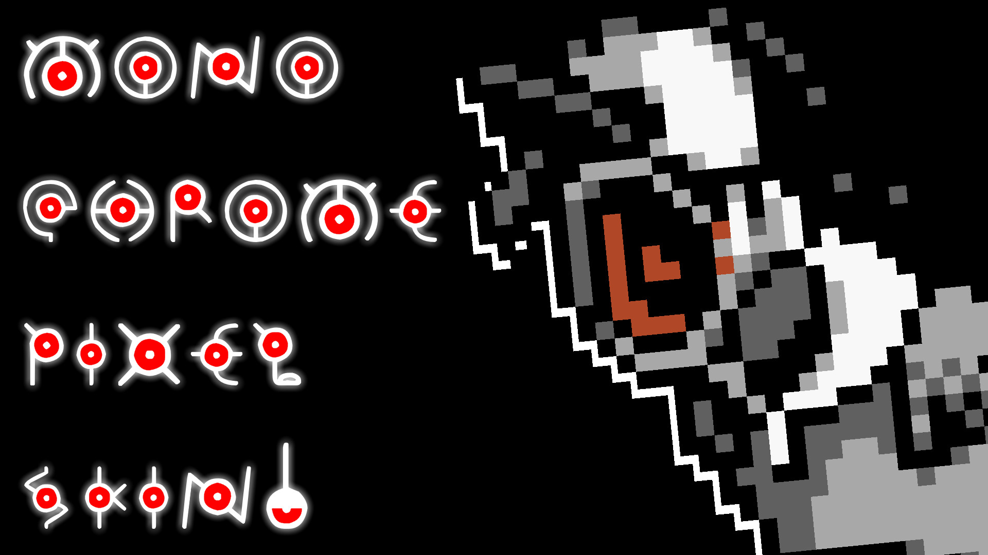 MONOCHROME PIXELART SKIN
