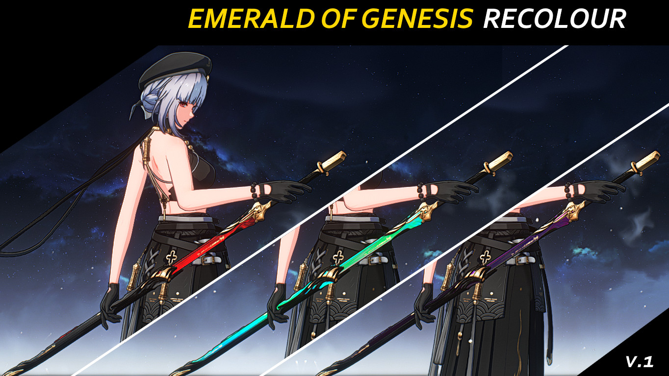 Emerald of Genesis Recolour | 8 Color Variants [Wuthering Waves] [Mods]
