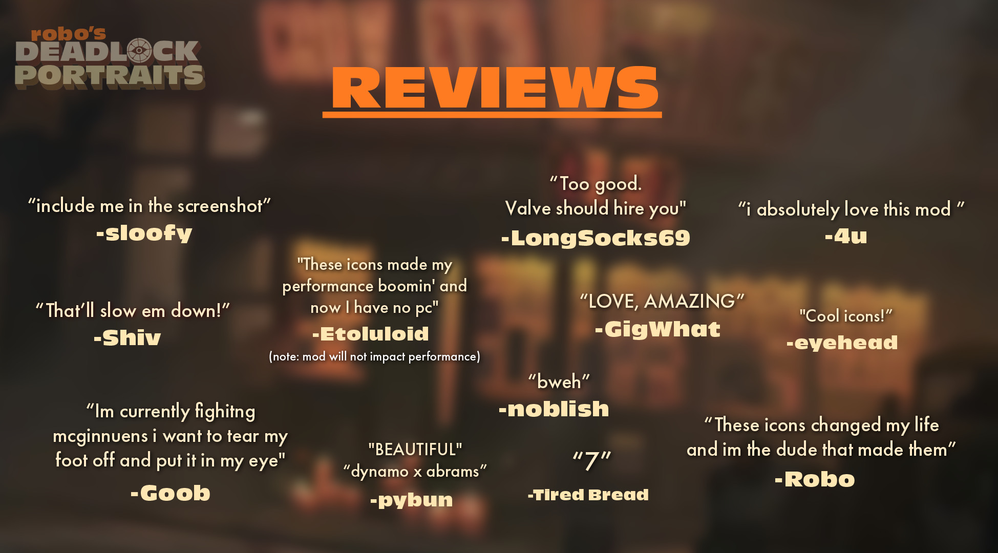 robo's Deadlock Portraits [V3 UPDATE! NEW HEROES!] screenshot