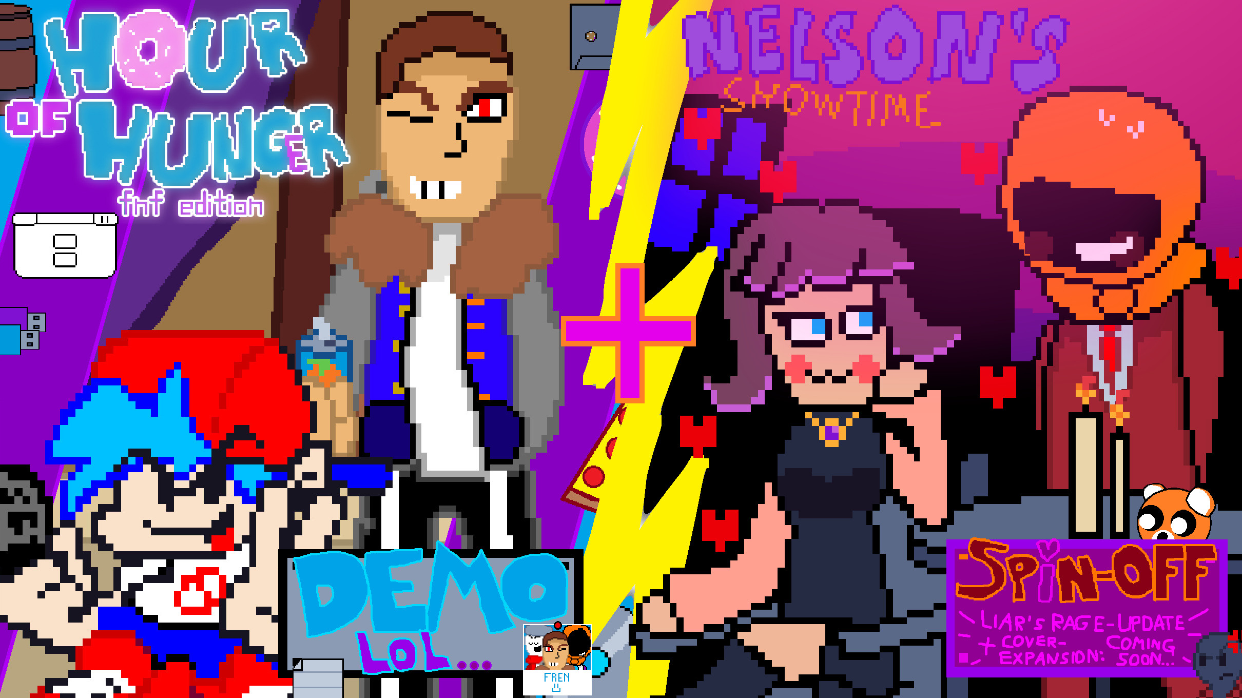 HourOfHunger: fnf edition DEMO + NELSON'S SHOWTIME