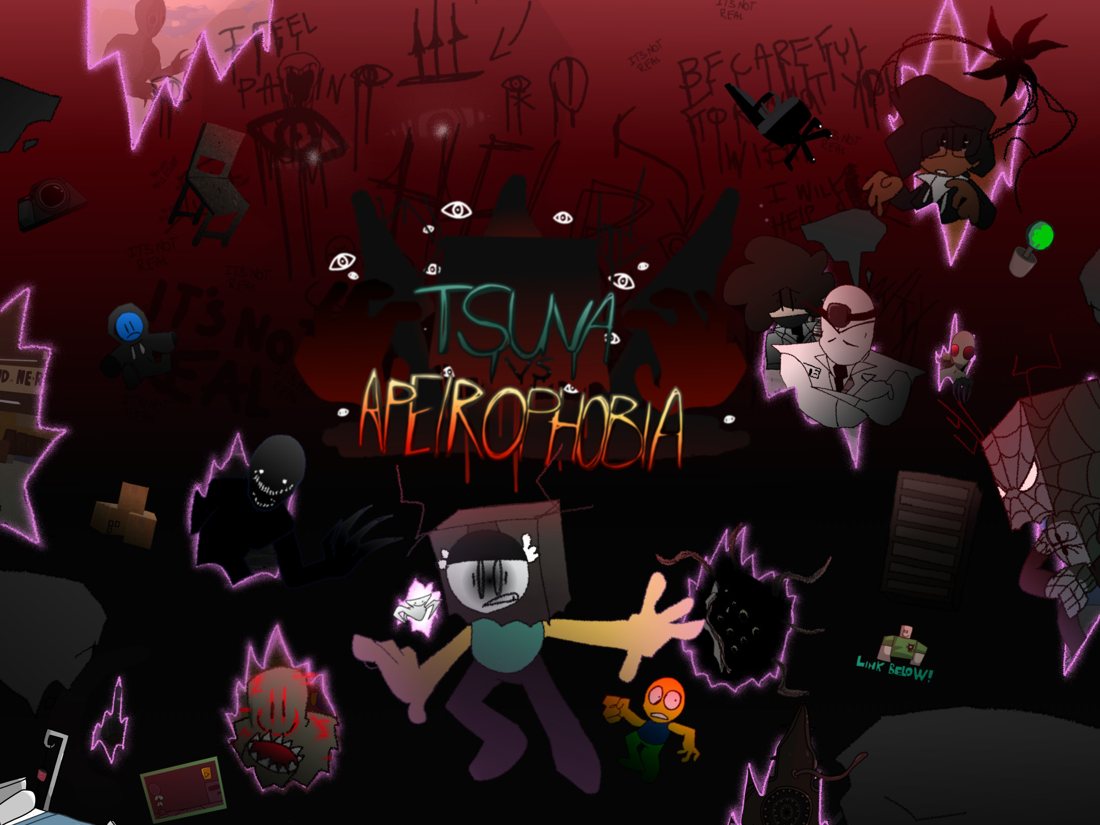 Friday Night Funkin: Tsuna VS Apeirophobia V3