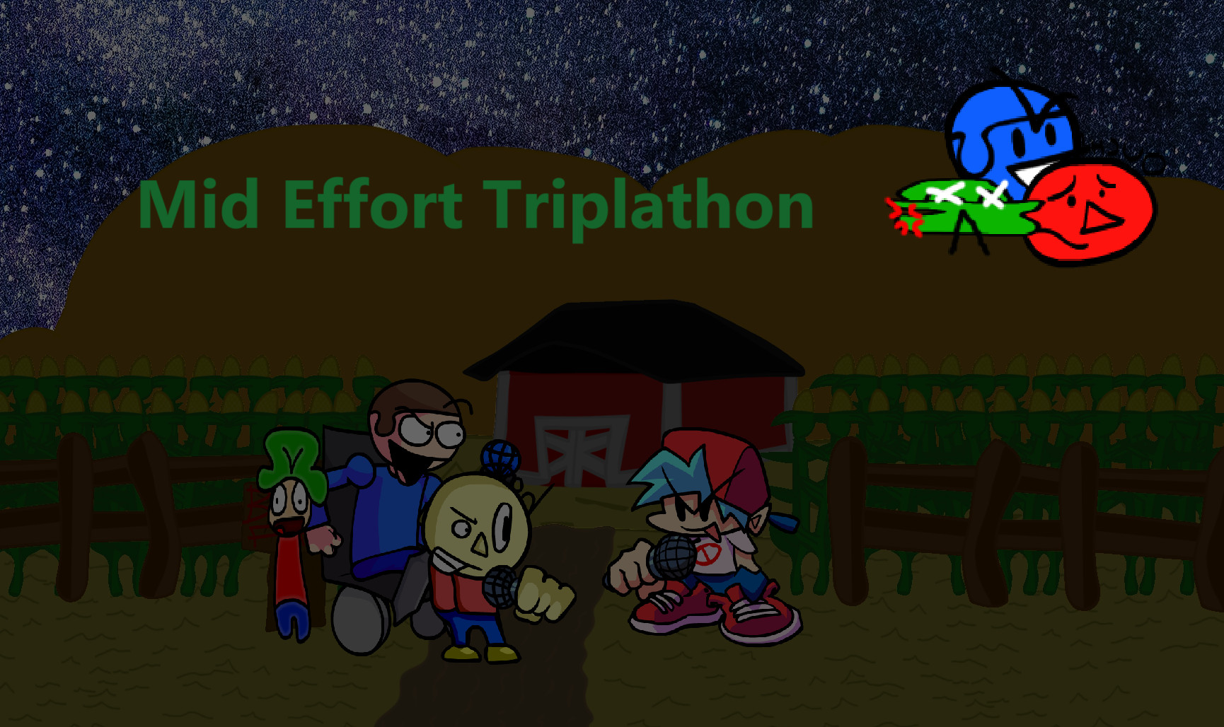 Mid effort triplathon