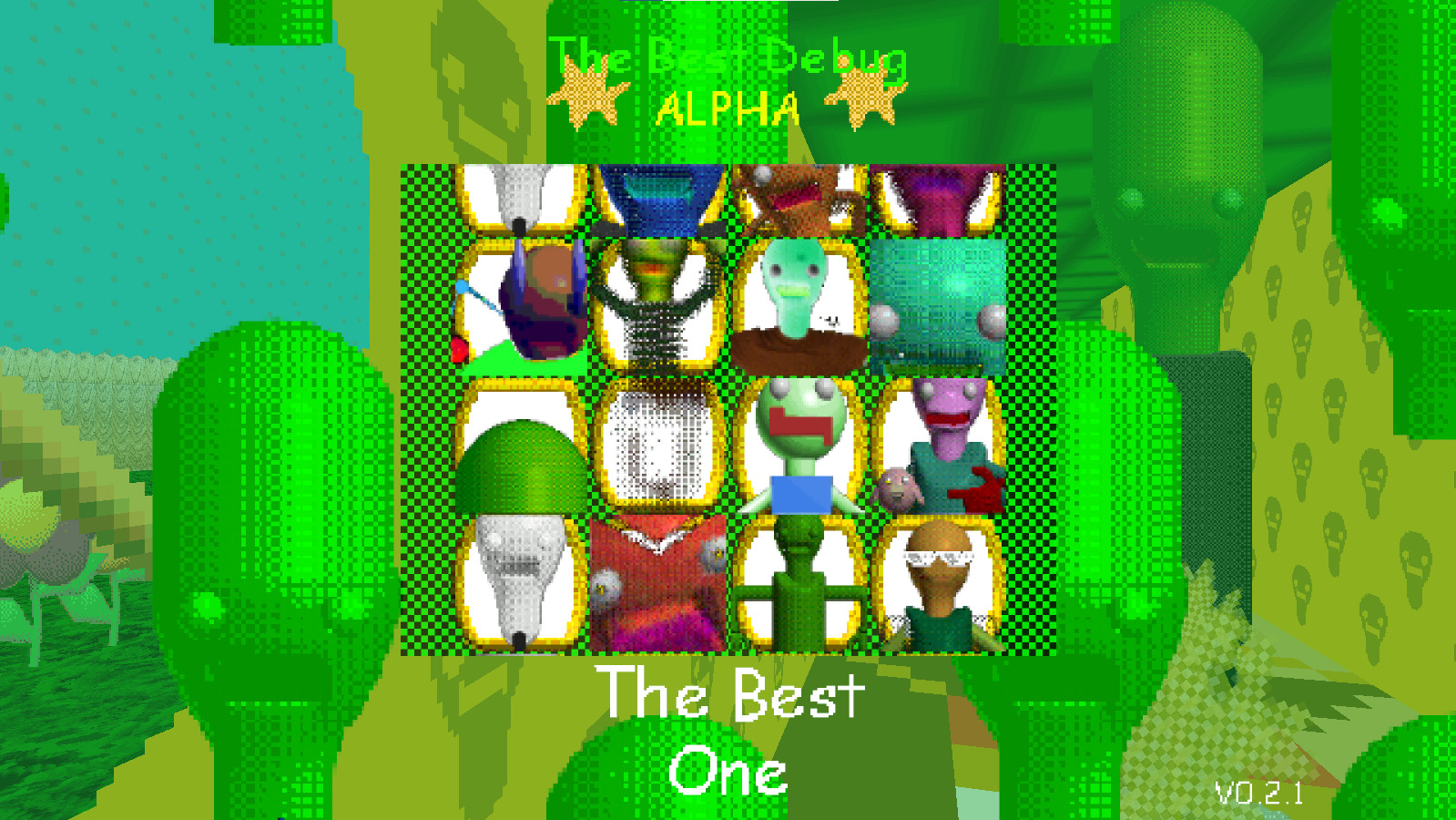 The Best One PineDebug Theme Mod for Baldi's Basics | Baldi Mods