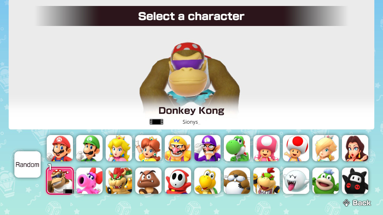 Funky Kong UI Mod for Super Mario Party Jamboree | SMPJ Mods