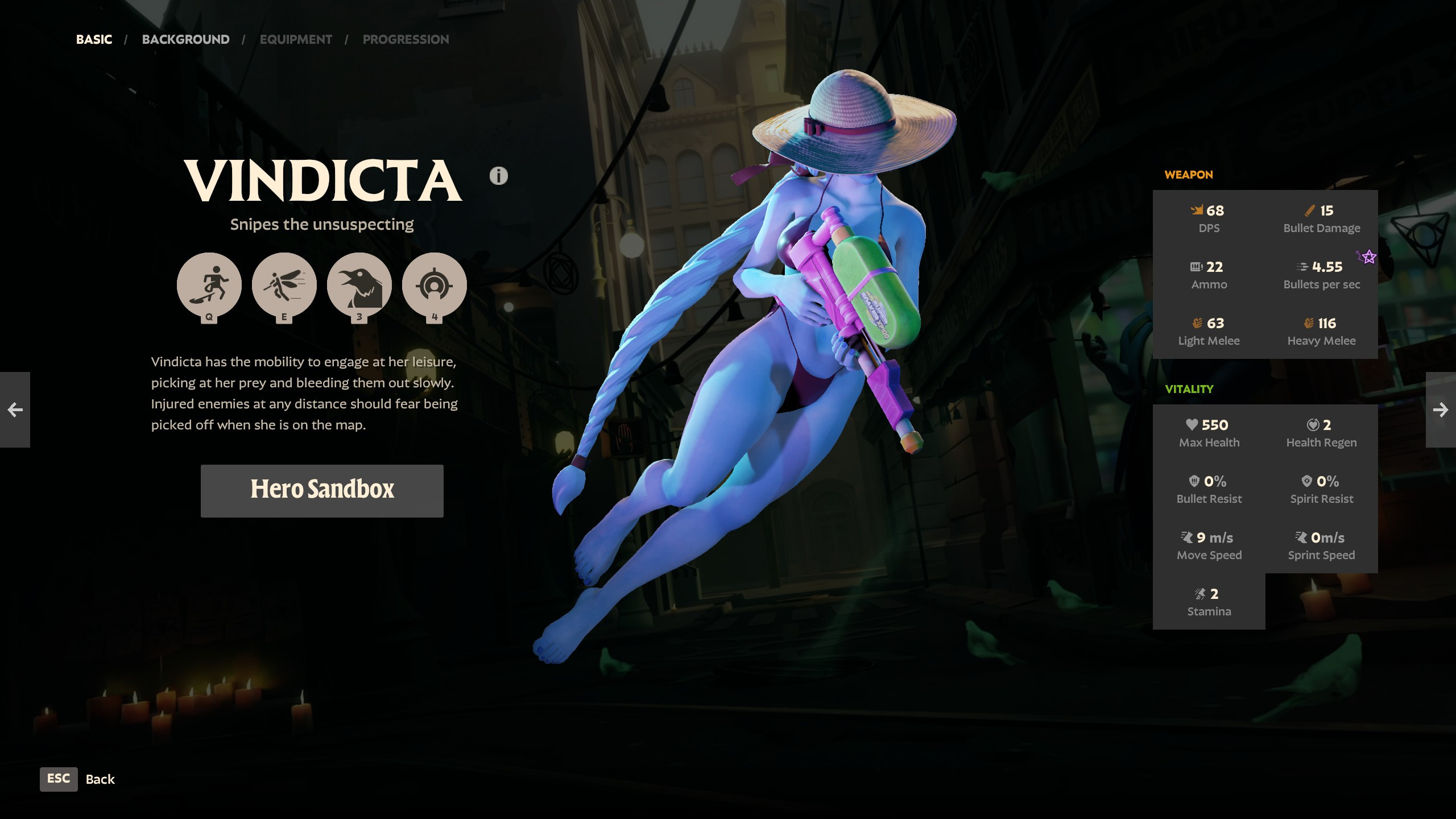Bikinidicta - Beach Vindicta Skin screenshot