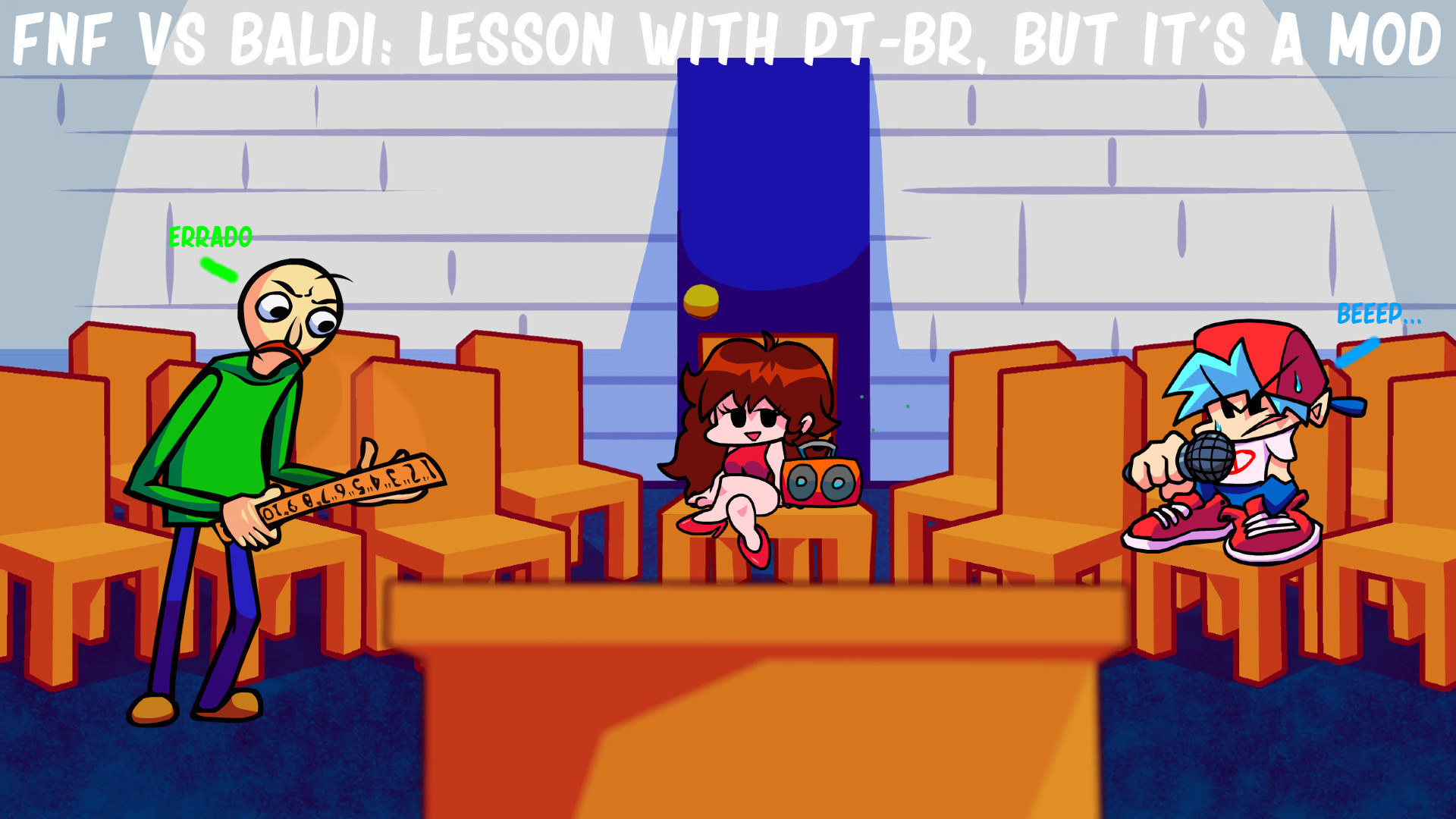 FNF VS Baldi: Lesson With PT-BR, But It's A Mod