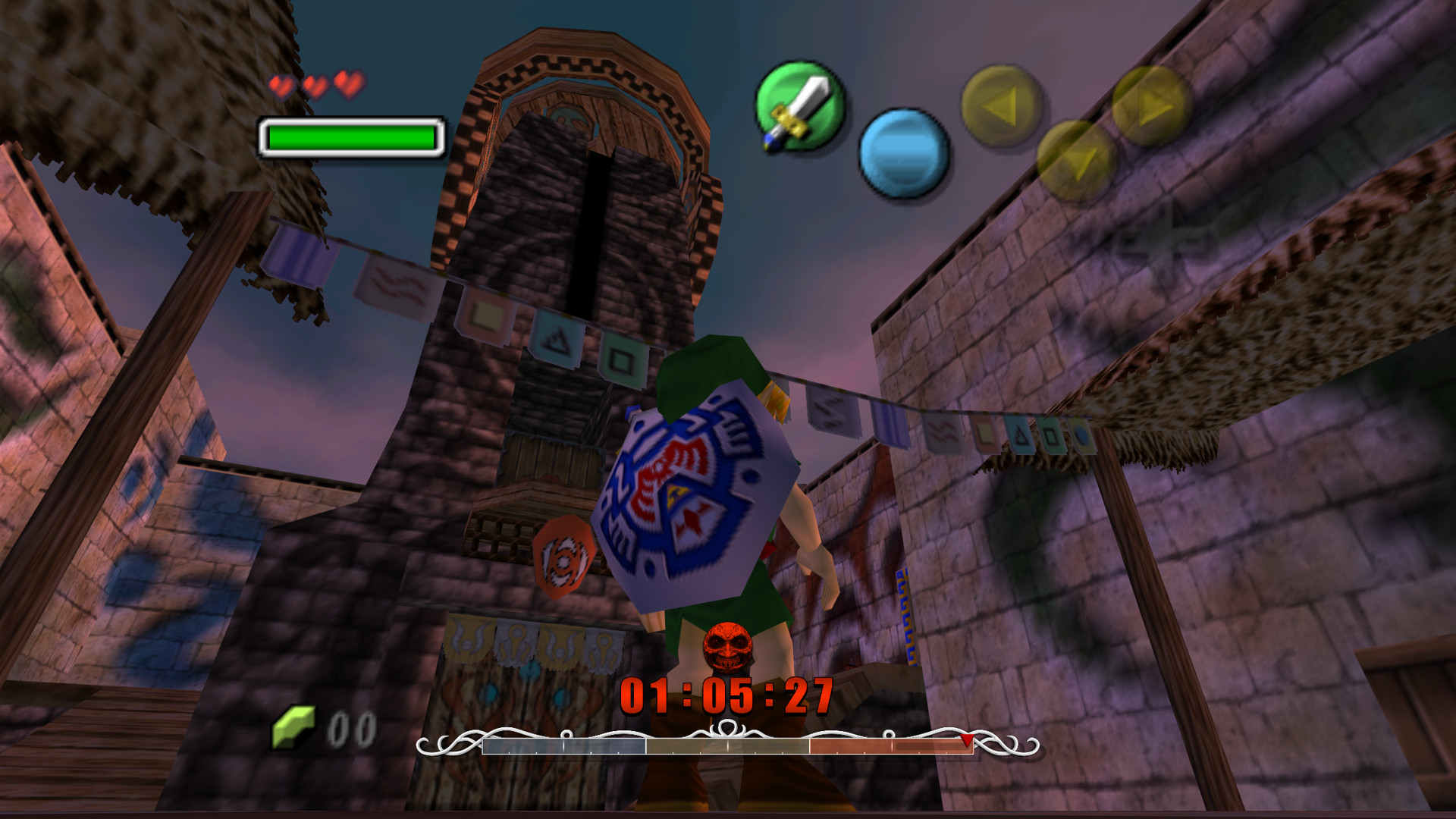 3DS HD Clock [2Ship2Harkinian (Majora's Mask PC Port)] [Mods]