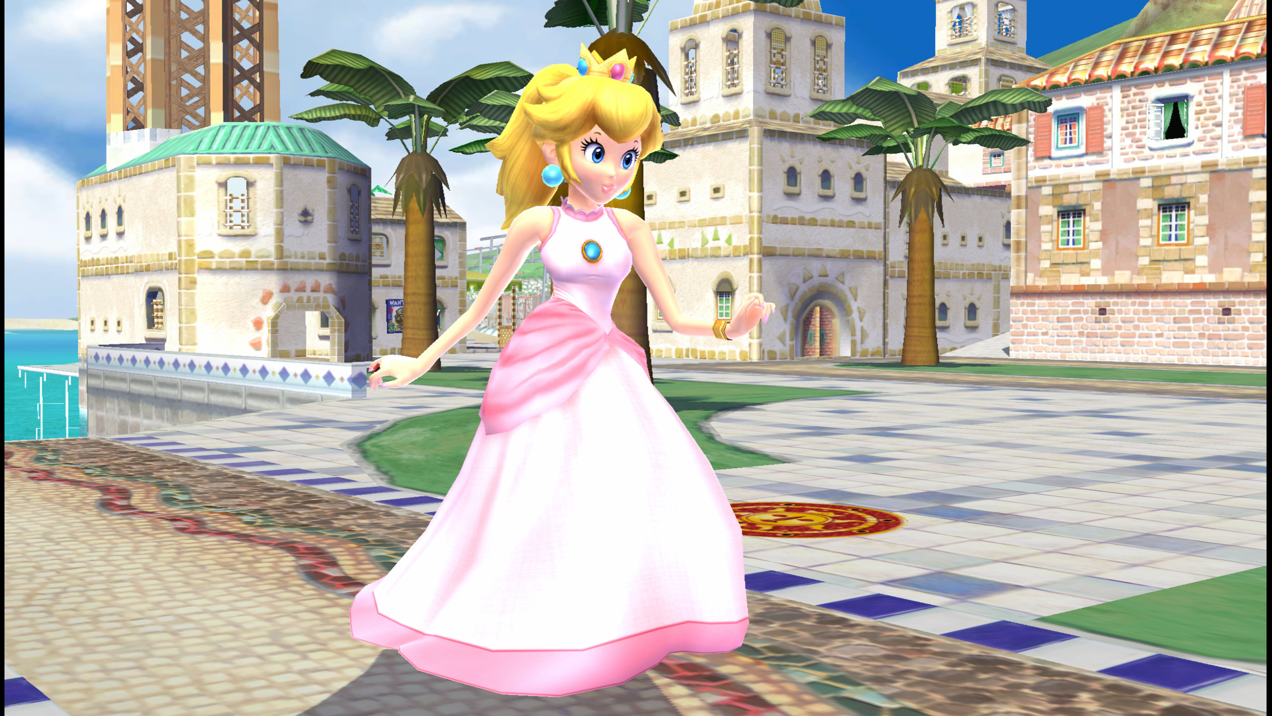 princess peach sunshine dress Smash 3C Sunshine Peach Mod for Super Smash Bros. Brawl