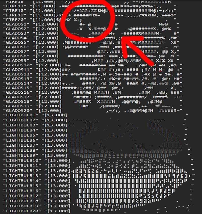 phonk trollface over glados ASCII art Mod for Portal | PRTL Mods