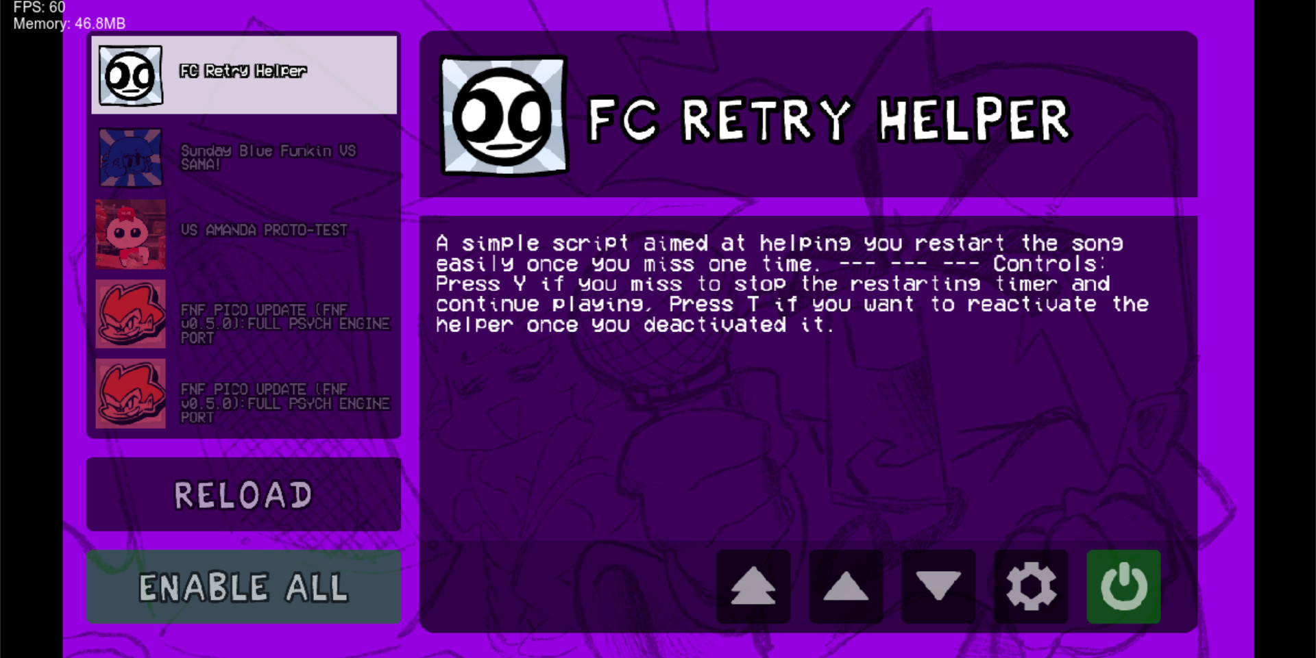 FC Retry Helper - Restarts the song on miss