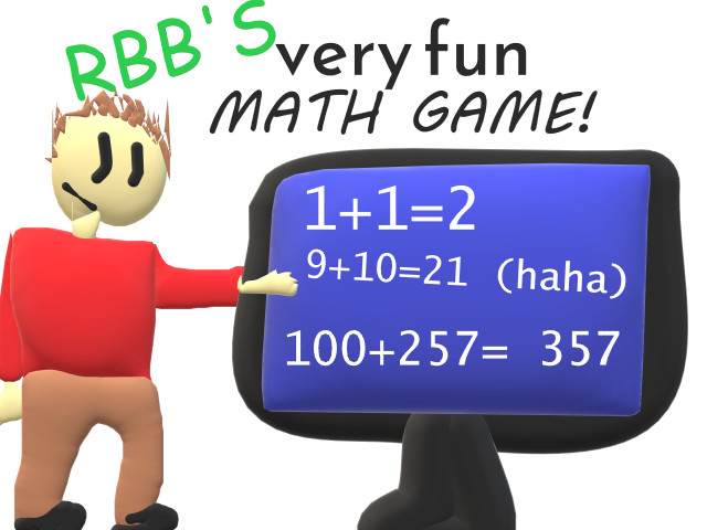RBB's very fun MATH GAME! Mod for Baldi's Basics | Baldi Mods