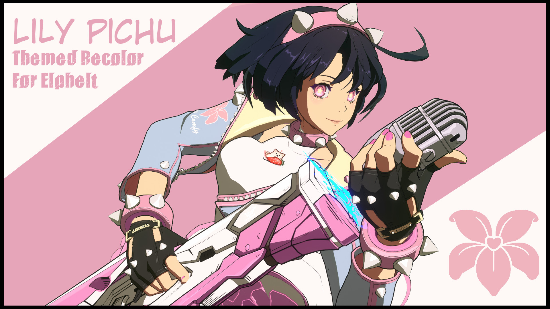 Lily Pichu themed Elphelt Recolor Mod for GUILTY GEAR -STRIVE- | GGST Mods