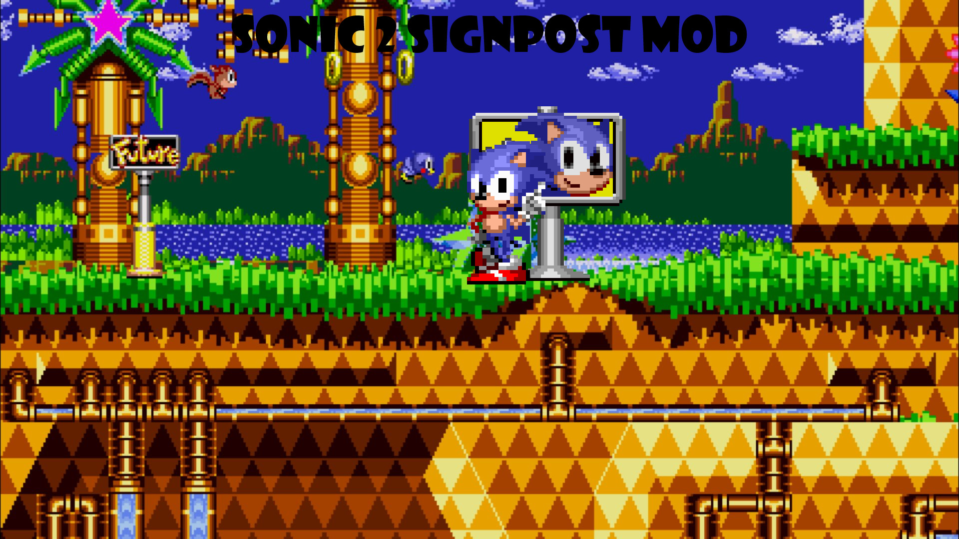 Sonic 2 Signpost Mod Mod for Sonic CD (2011) | SCD Mods