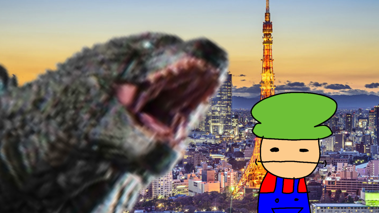 FNF Vs Bambi Meets Godzilla