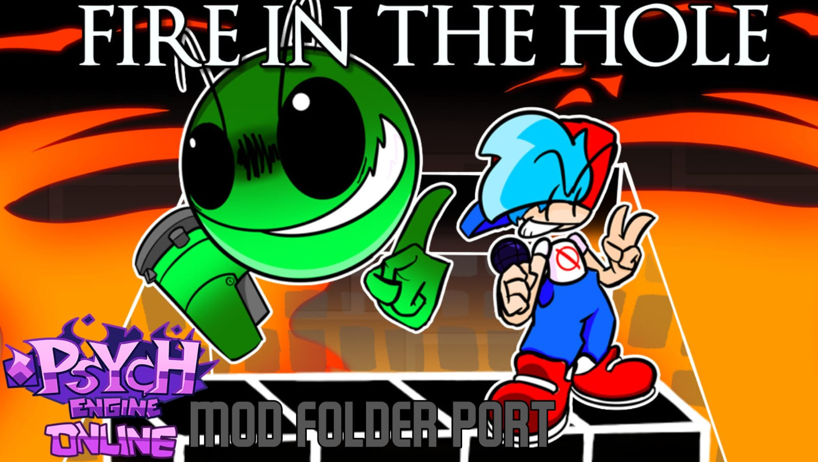 FIRE IN THE HOLE V5 MOD FOLDER PORT FOR ONLINE