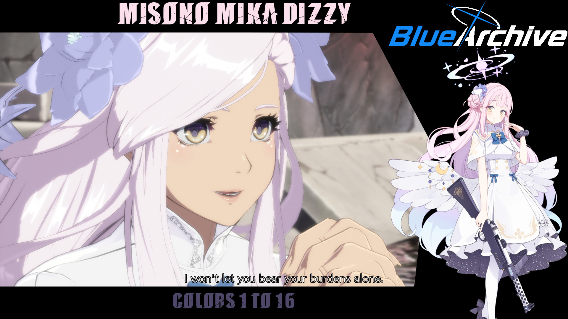 Misono Mika Dizzy - Colors 1 to 16 Mod for GUILTY GEAR -STRIVE