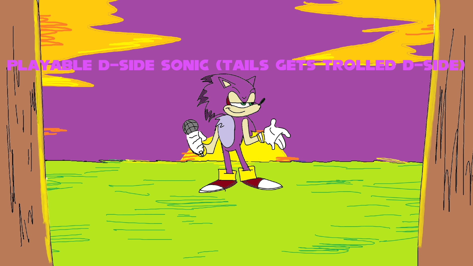 Playable D-Side Sonic (Tails Gets Trolled D-Side)