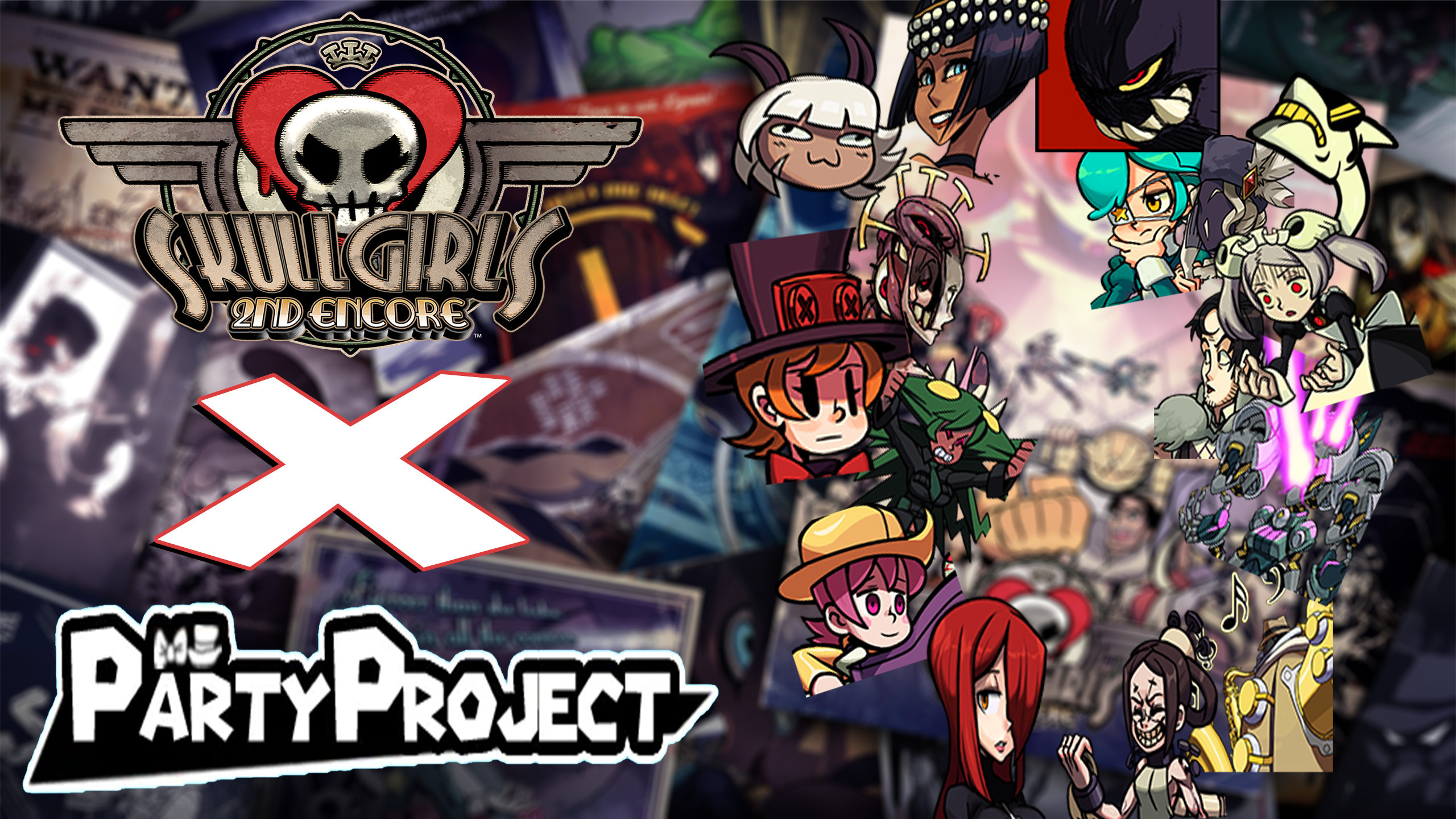 Skullgirls Party pack Mod for Party Project PProject Mods