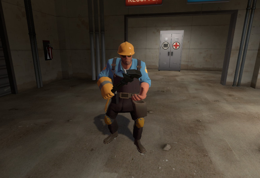 BLU Engineer: RED Overalls