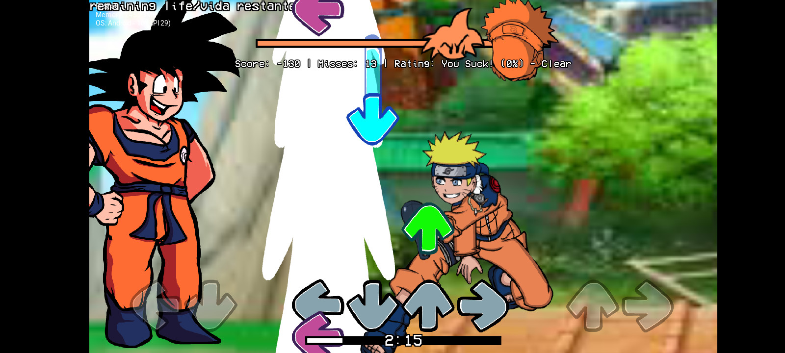 Anime Rivals: Goku Vs Naruto