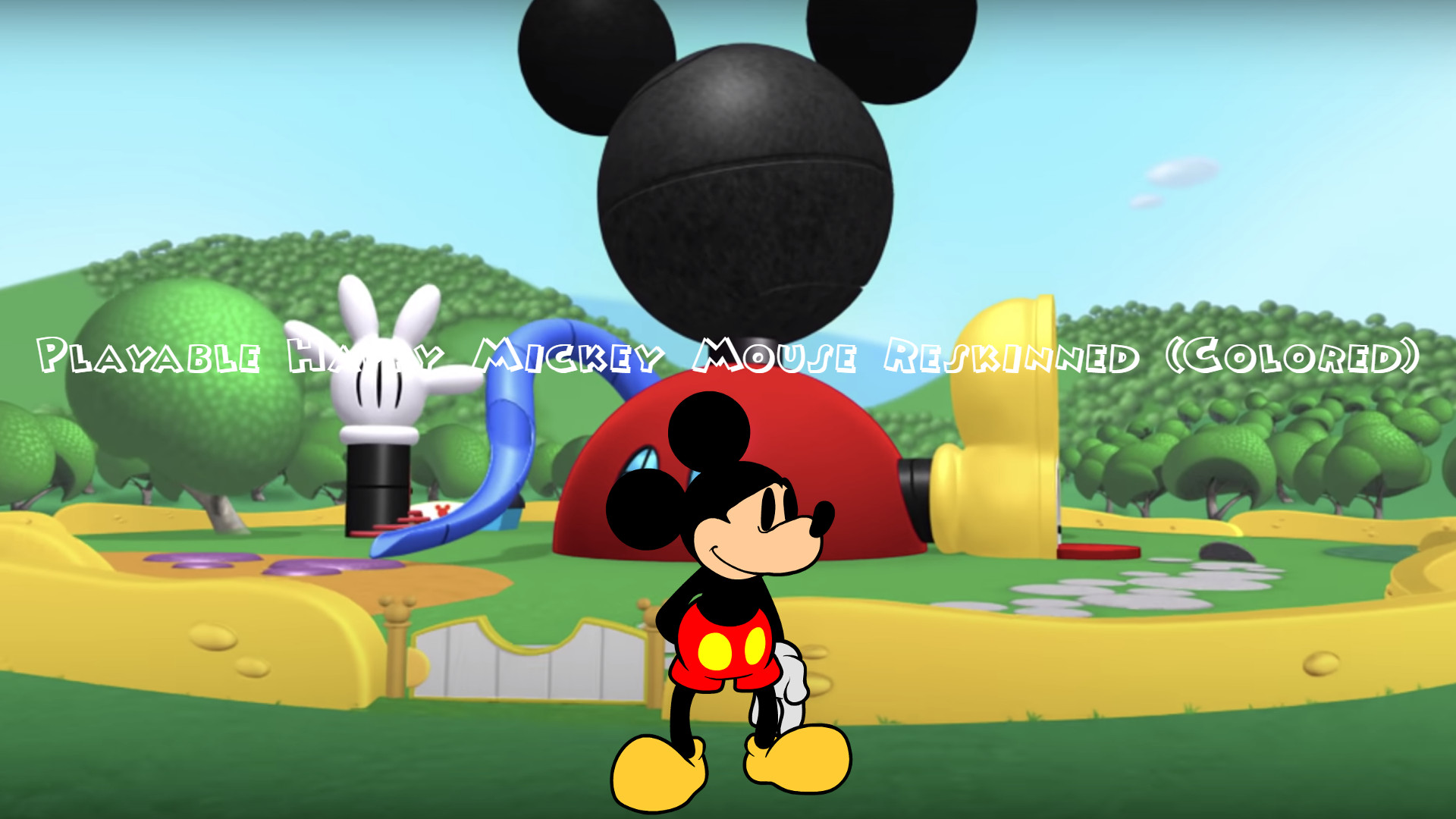 Playable Happy Mickey Mouse Reskinned (Colored)