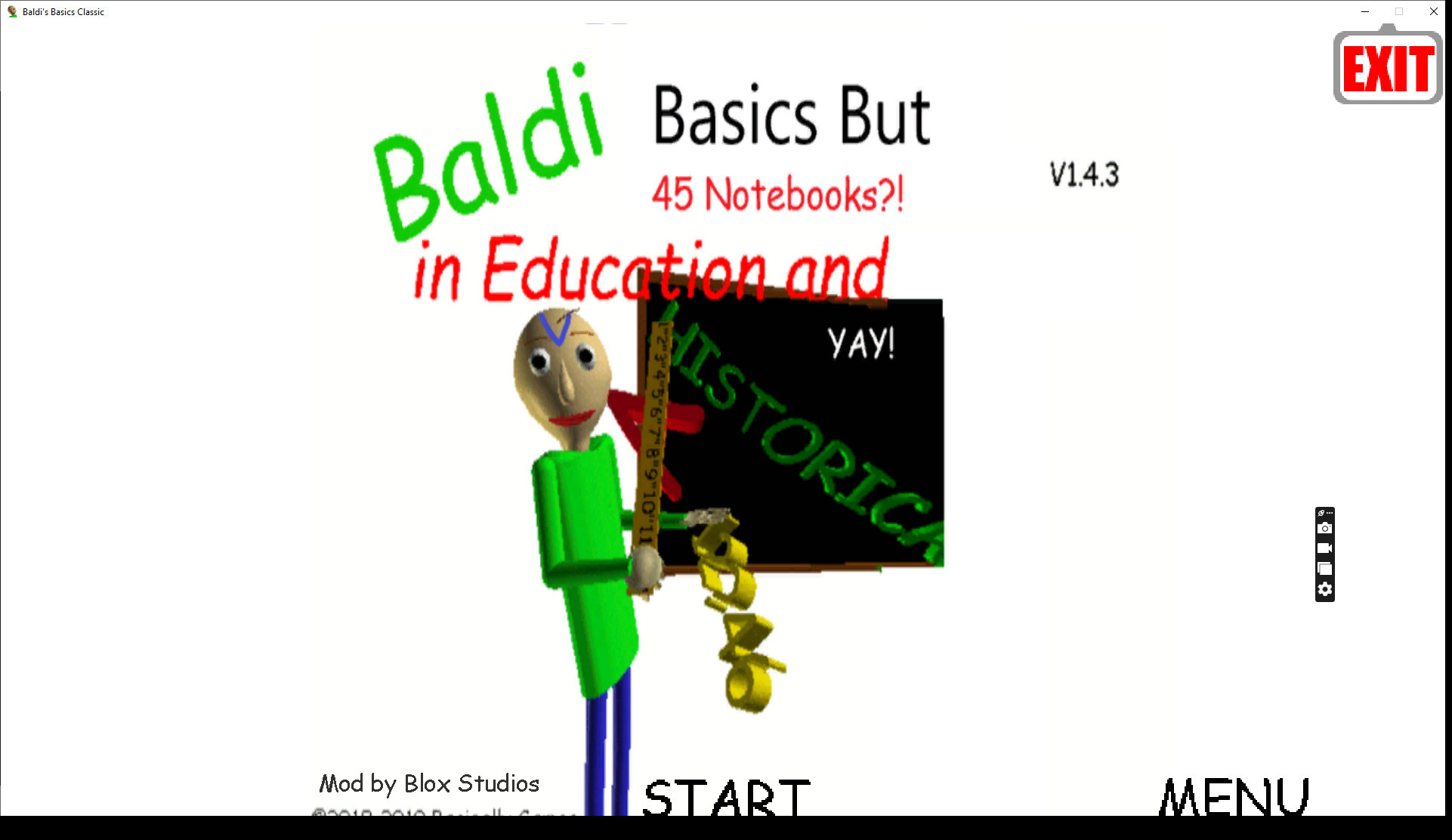 Baldi basics but 45 Notebooks?! Mod for Baldi's Basics | Baldi Mods