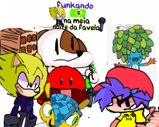 funkando na meia noite na favela