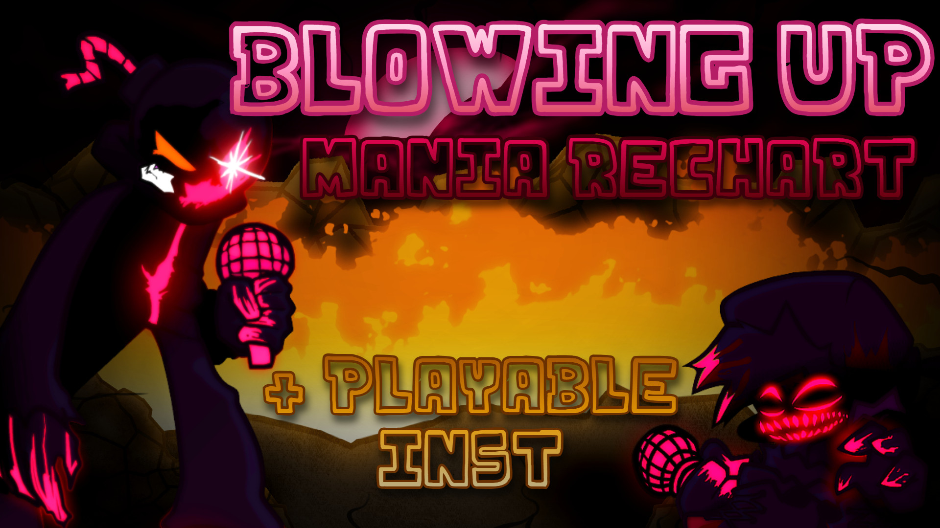 Blowing Up MANIA CHART! Mod for Friday Night Funkin' | FNF Mods