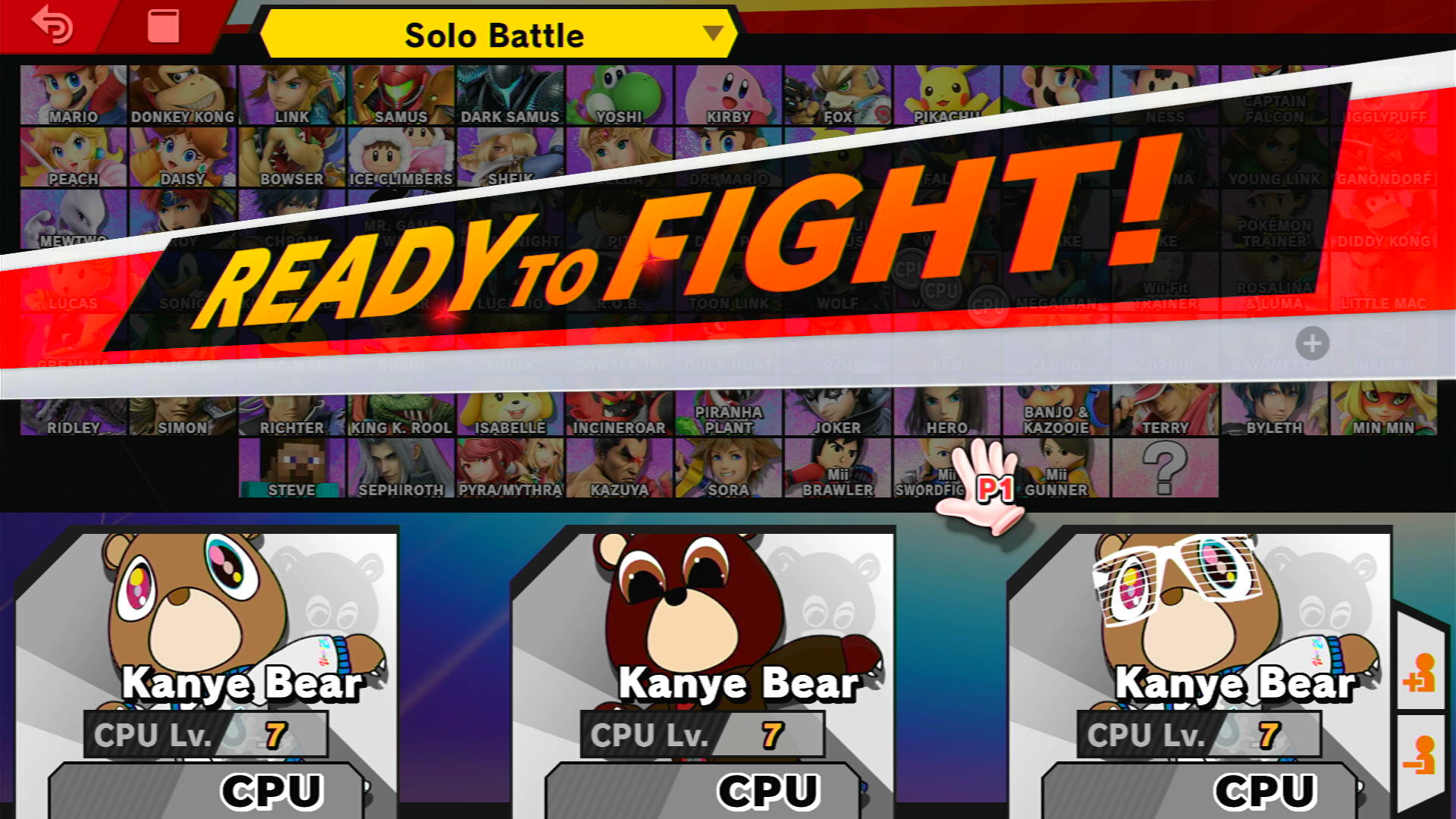 Dropout Bear v2 (Kanye West) + Expansion mod Mod for Super Smash Bros ...