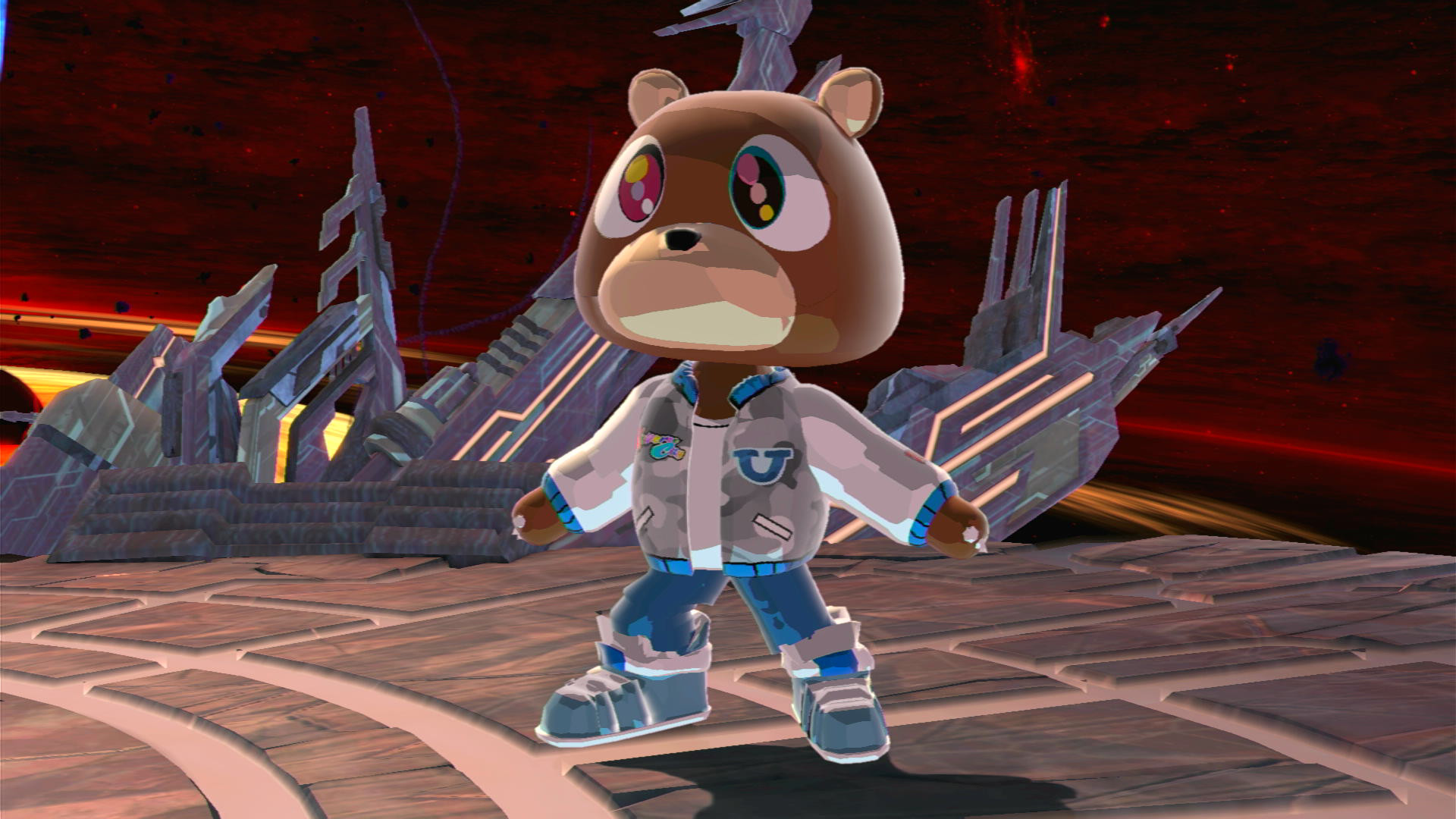 Dropout Bear v2 (Kanye West) + Expansion mod Mod for Super Smash Bros ...