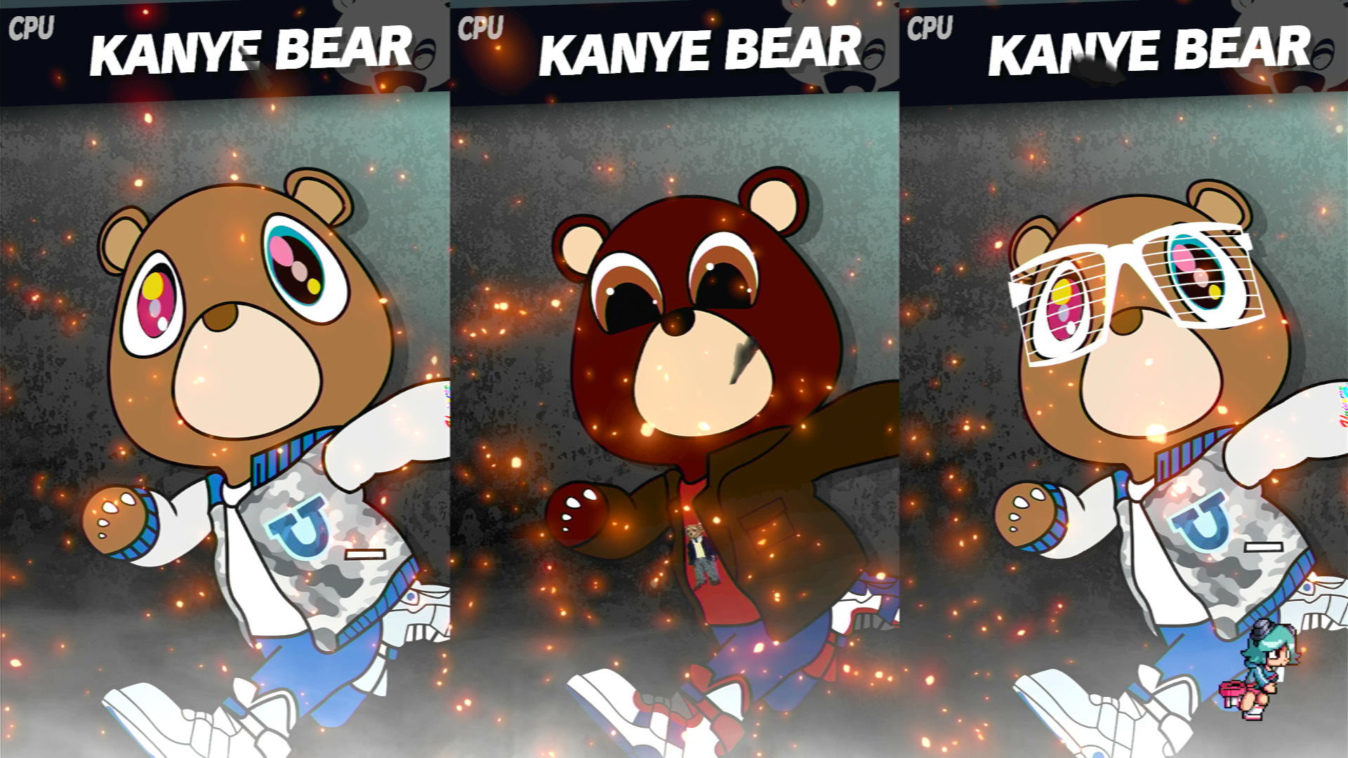 Dropout Bear v2 (Kanye West) + Expansion mod Mod for Super Smash Bros ...