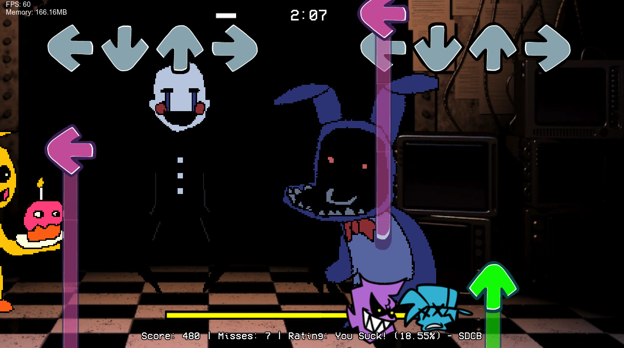 Withered Bonnie Vs. Toy Chica FUCK!!!