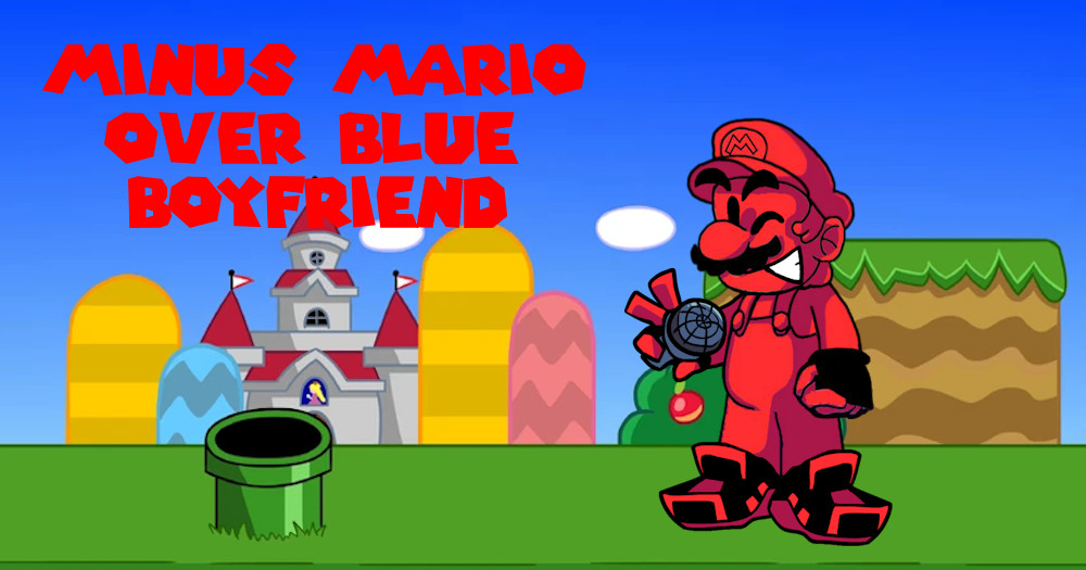 Minus Mario Over Blue Boyfriend
