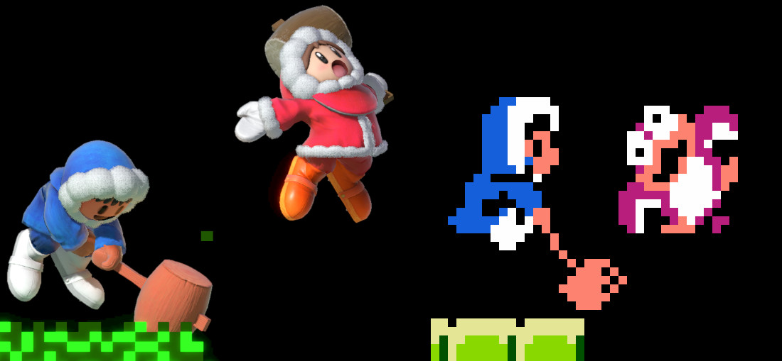 Topi and Nitpicker Ice Climbers Mod for Super Smash Bros. Ultimate ...