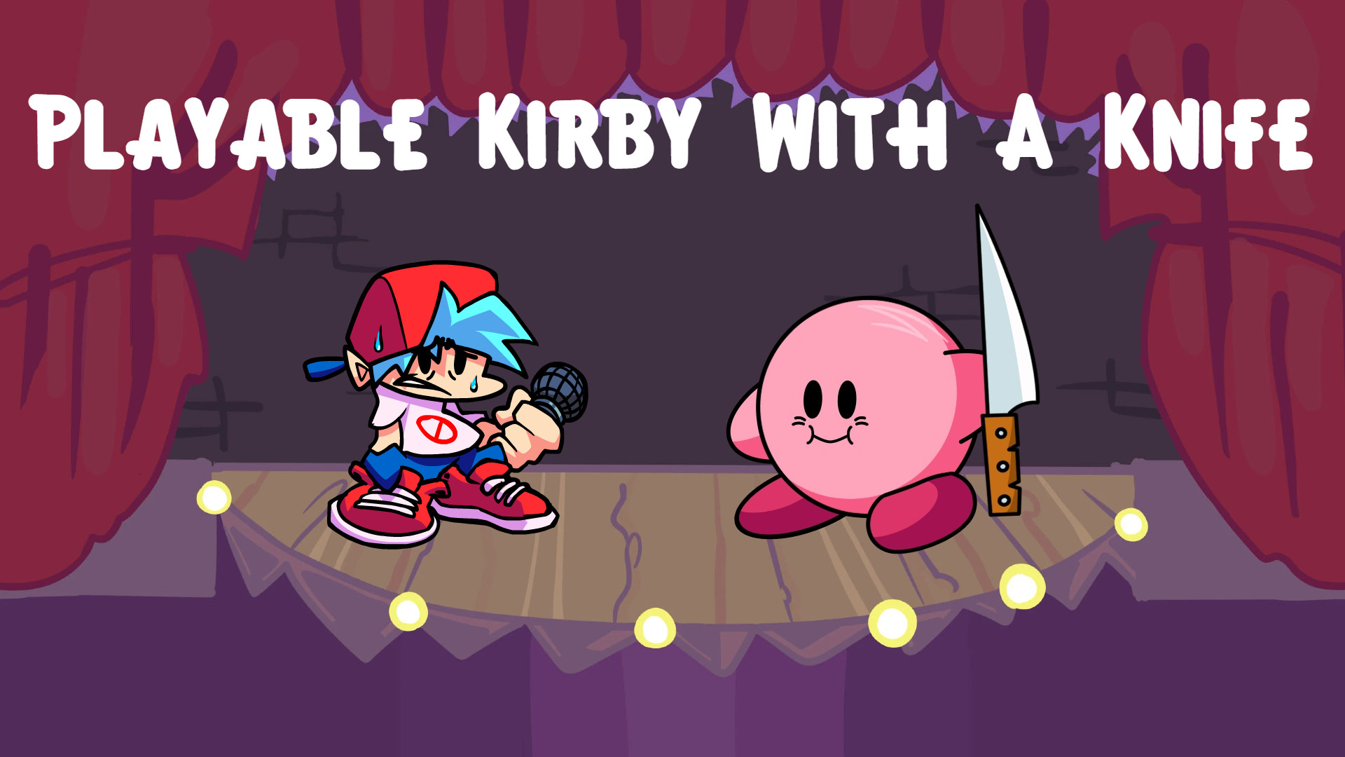 Playable Kirby With A Knife