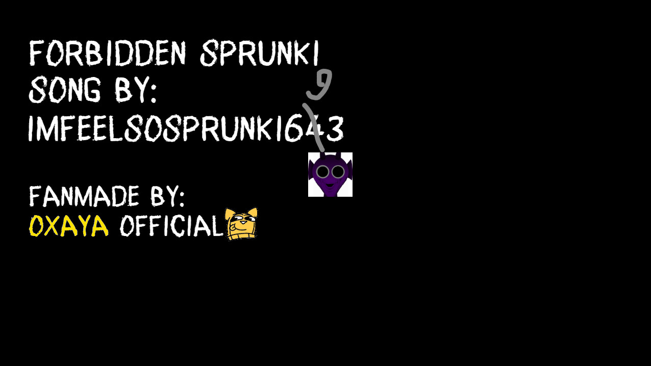 FORBIDDEN SPRUNKI [FANMADE BETA V1]