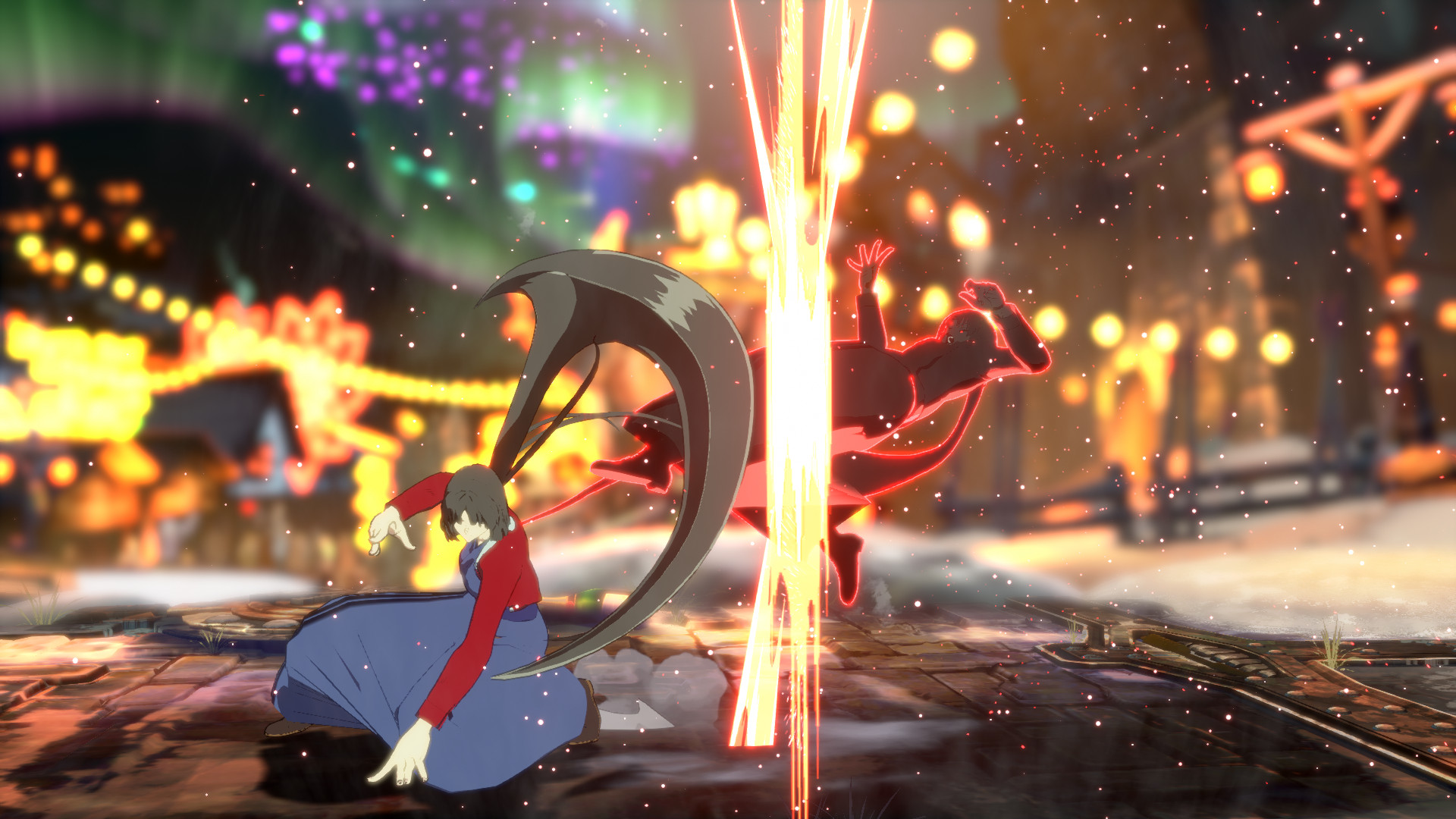 Ryougi Shiki over Millia Rage Mod for GUILTY GEAR -STRIVE- | GGST Mods