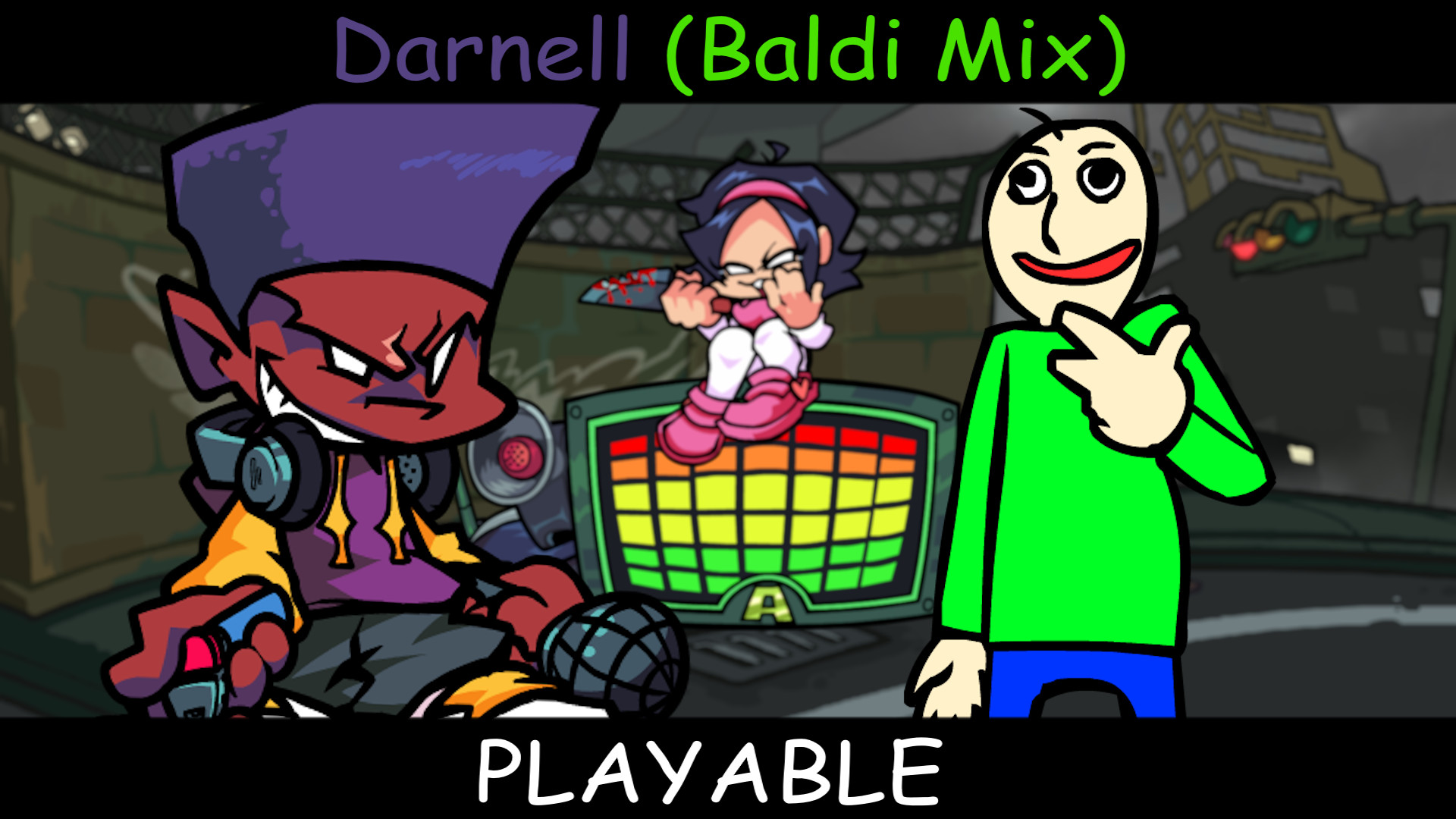 Darnell [Baldi Mix] (Fanmade Playable)