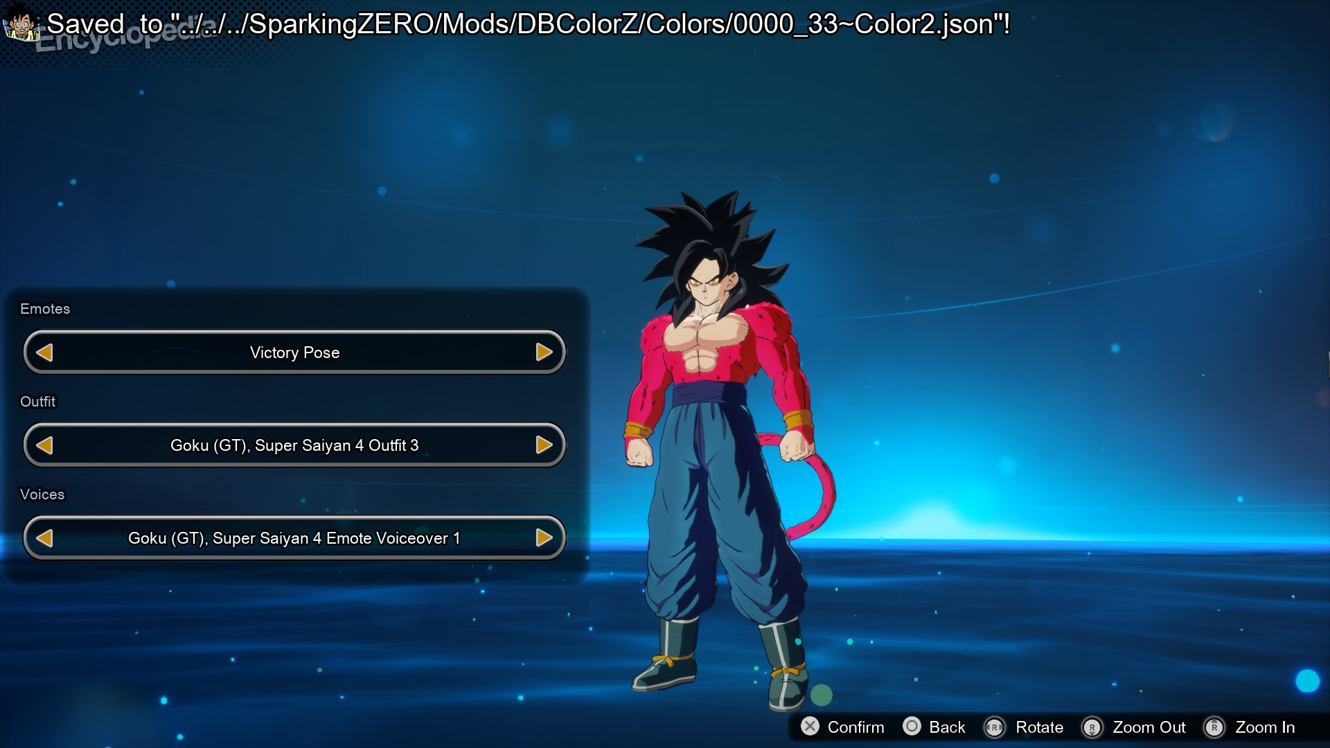 [DBColorZ] FighterZ UI Color02 for ALL Gokus Mod for Dragon Ball ...