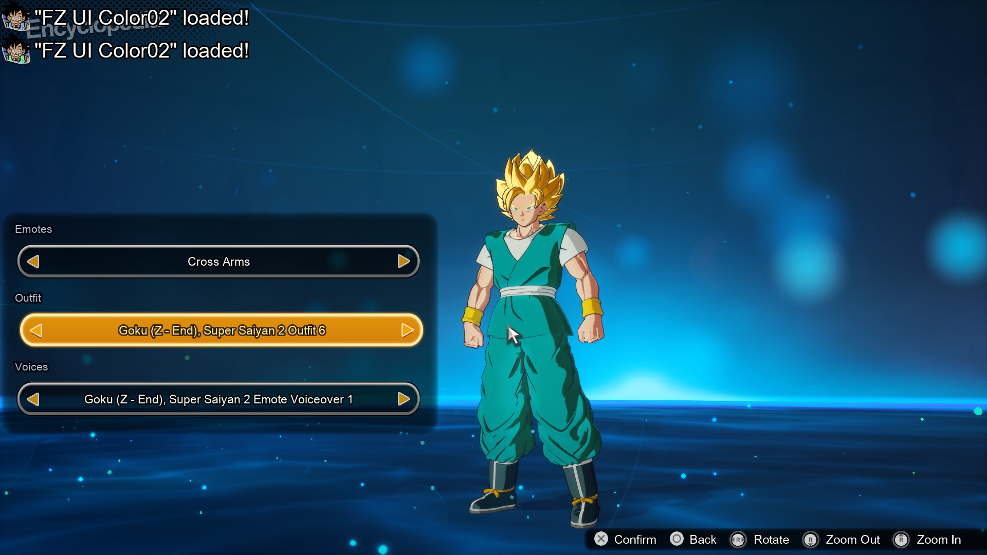 [DBColorZ] FighterZ UI Color02 for ALL Gokus Mod for Dragon Ball ...