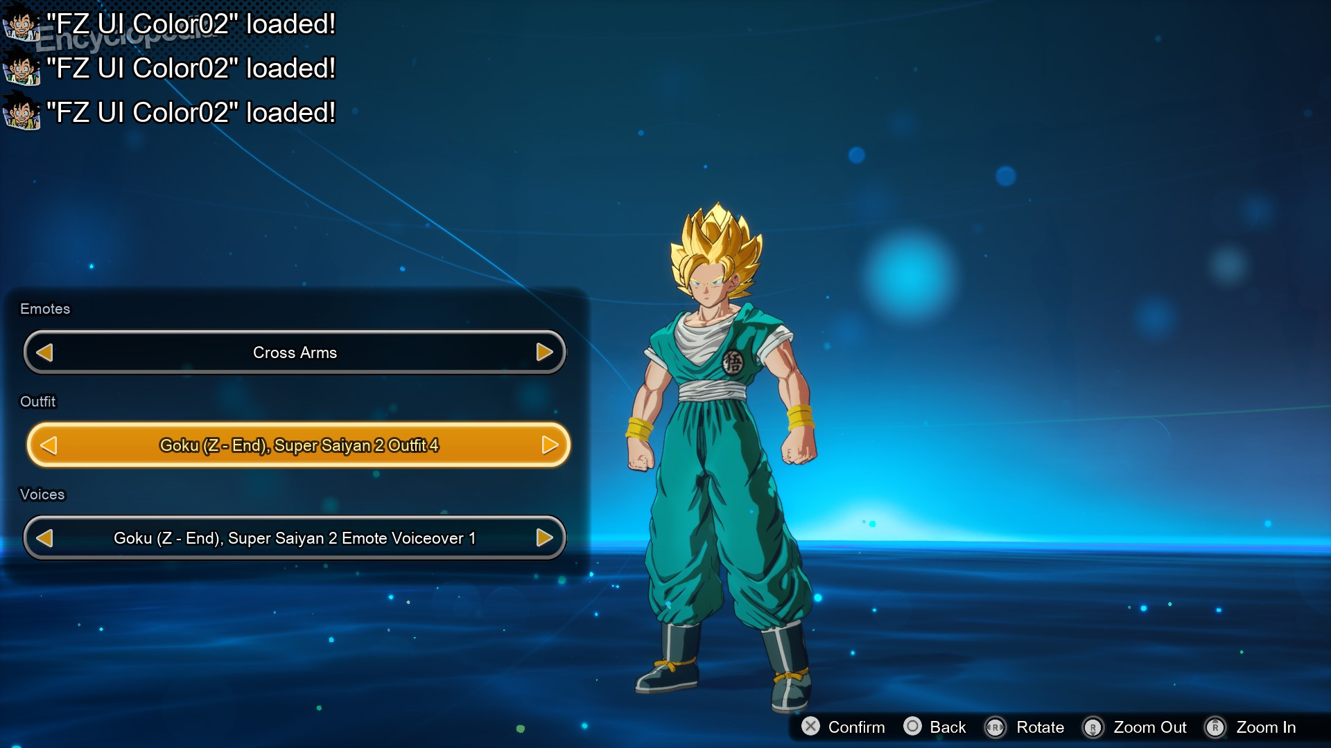 [DBColorZ] FighterZ UI Color02 for ALL Gokus Mod for Dragon Ball ...