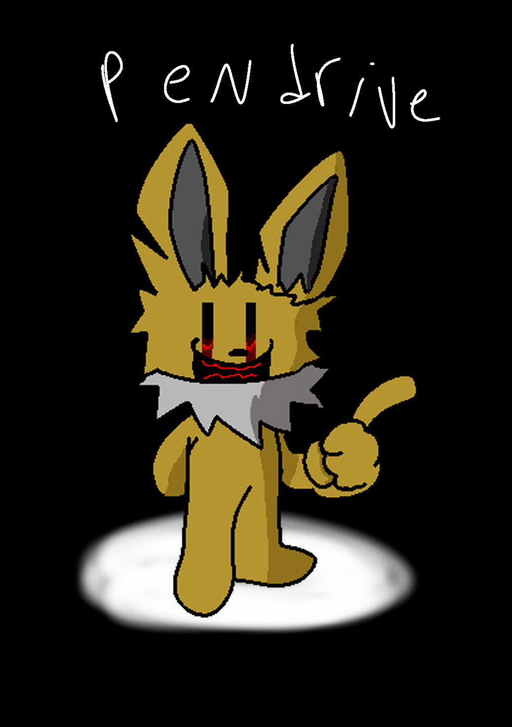 yellow pendrive