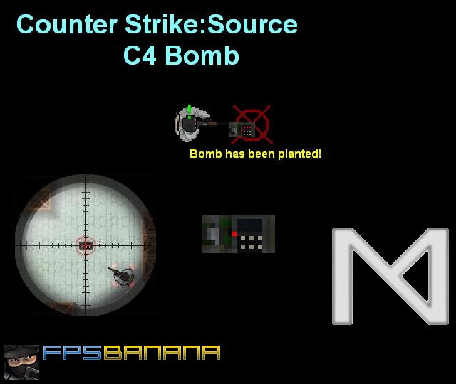 CSS C4 Bomb Mod for CS2D | CS2D Mods