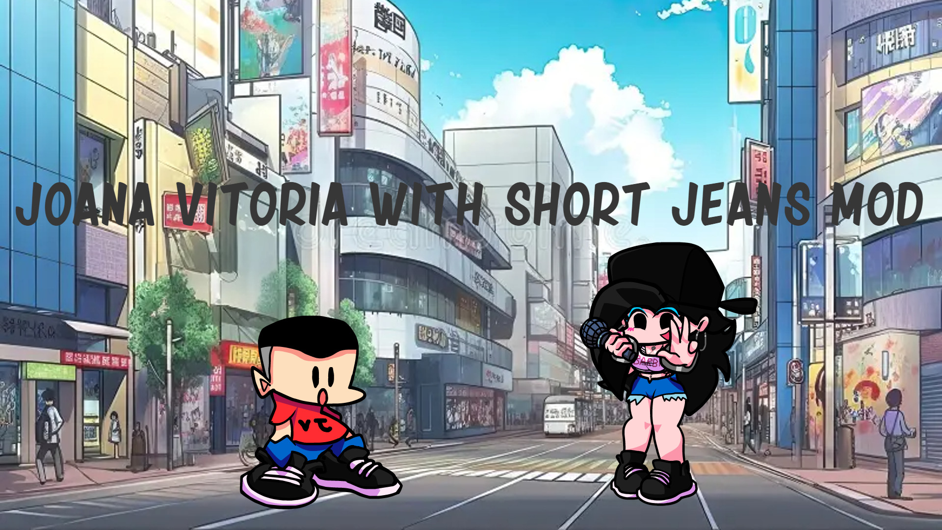 Joana Vitoria With Short Jeans Mod + FLA