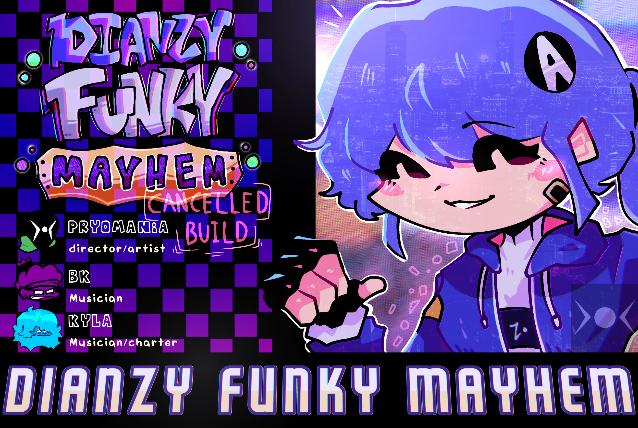 (FNF) Dianzy Funky Mayhem | Cancelled build