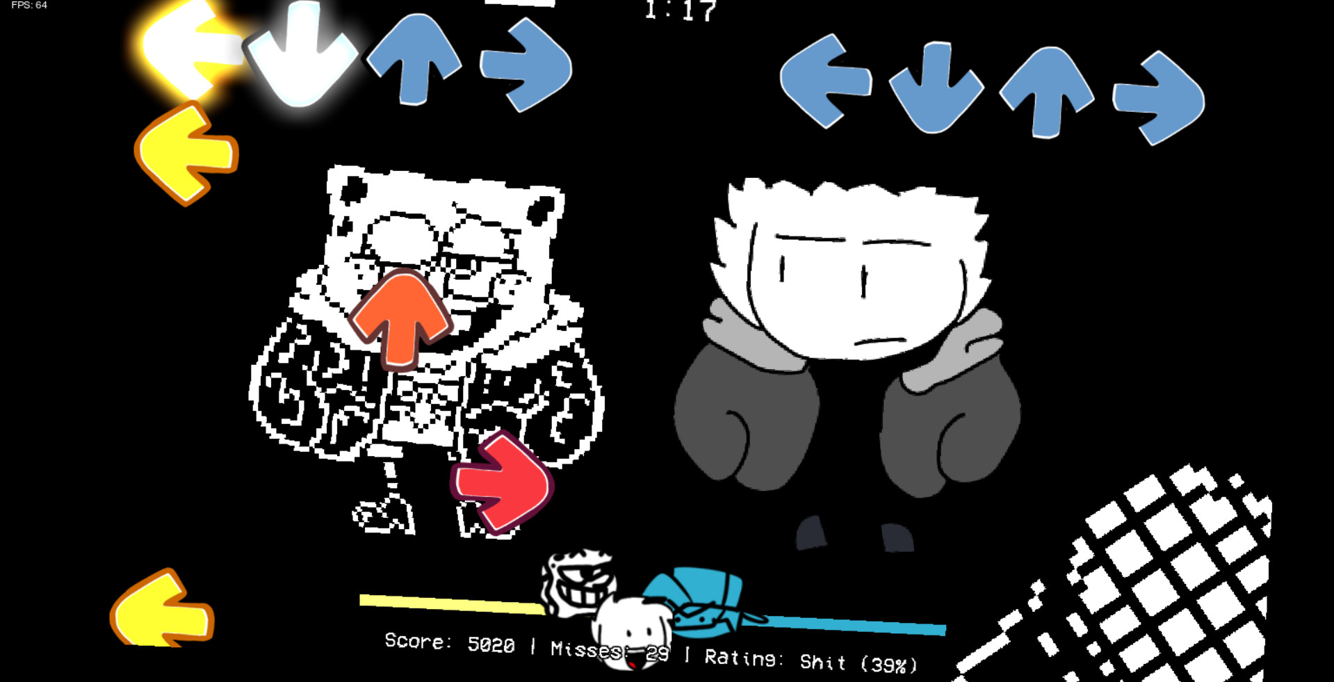 fnf Spong Reskin (full mod) Mod for Friday Night Funkin' | FNF Mods